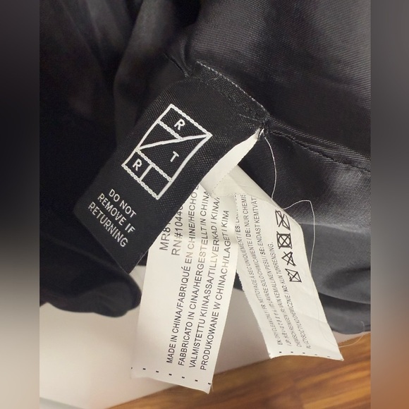 Moon River - Double layer jacket -Grey Charcoal Pinstripe Blazer -RTR size Med - Picture 11 of 11